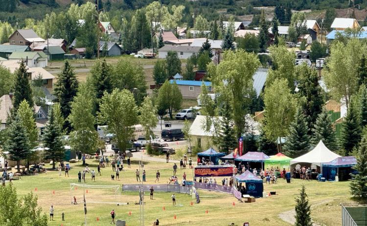 Memorial Park was the finish line on Saturday for the Alpine Marathon photo by DeAnne Gallegos
