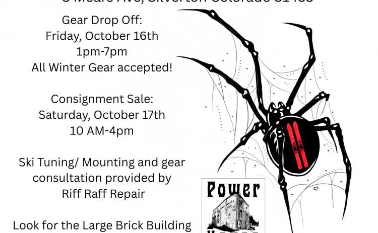 Silverton Powerhouse 5th Annual Ski Swap 2026, October 17th