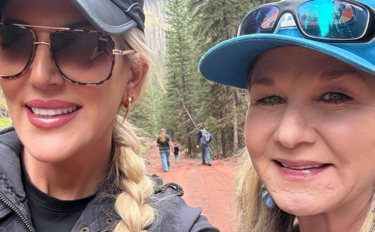 Sarah Head of Austin Texas, was here visiting Silverton local Lisa Risoli and they enjoyed many mountain hikes. Photo Credit