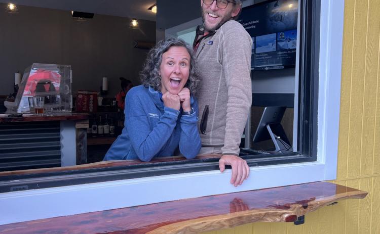 Megan and Chris Brosh opened up the west wall and added counter service to the patio of Dera Deli on 11th and Greene St. Photo credit DeAnne Gallegos