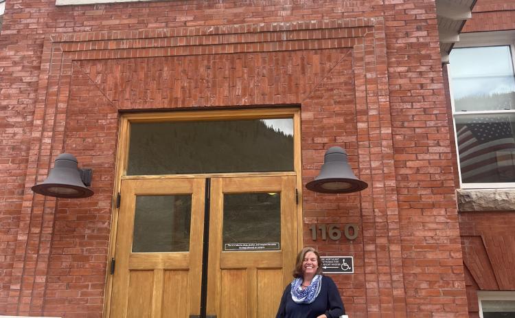 Elizabeth Barszcz outside the Silverton Public School. Photo provided by The Silverton School