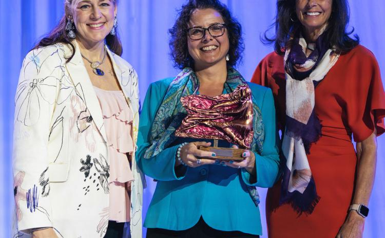 CBCA Director Christin Crampton Day - Lisa Branner - CBCA Board Chair Nancy Walsh - Photo Credit Amanda Tipton Photography