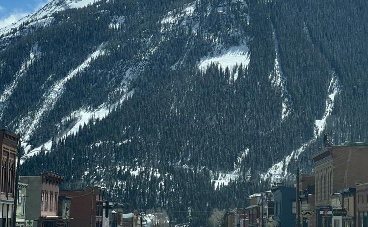 Photo credit DeAnne Gallegos The snow melted off quickly Monday after a weekend of snowstorms.