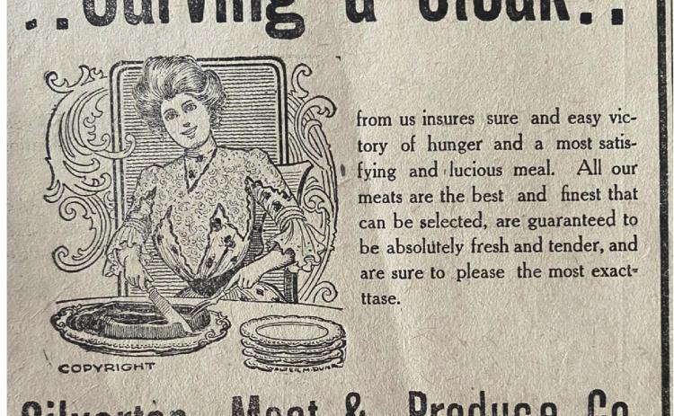 An advertisement from the June 13, 1911