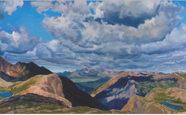 Judith Graham’s painting “Eldorado.”